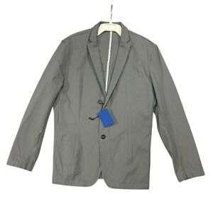 Mugsy Blazer Men's Small‎ 38 Gray Cotton Stretch Two Button New with Defect